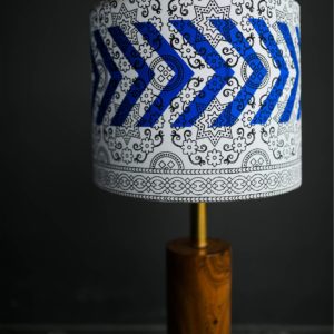 Ajrak Lamp - White1