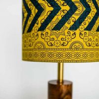 Ajrak Lamp - Yellow